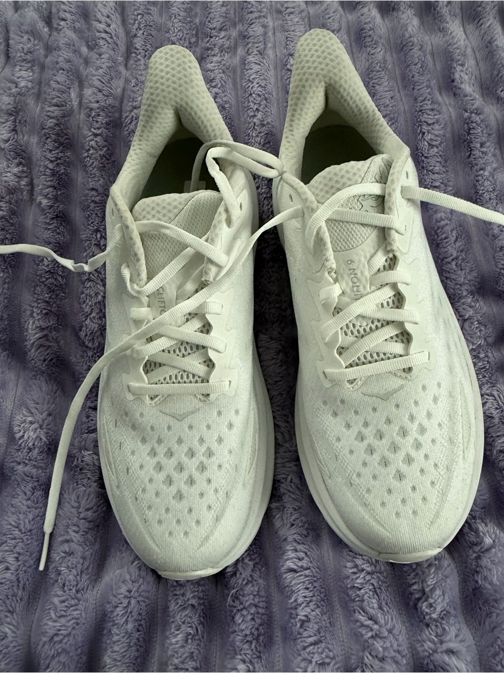 HOKA Women's Lightweight White Running Shoes - Breathable Athletic Sneaker